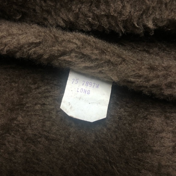 Vintage mens brown leather western outdoor wear jacket size 38 tall by Sears - Picture 12 of 13